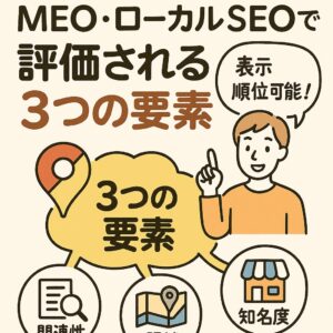 第3章 MEO・ローカルSEOで評価される3つの要素